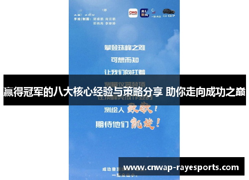 赢得冠军的八大核心经验与策略分享 助你走向成功之巅