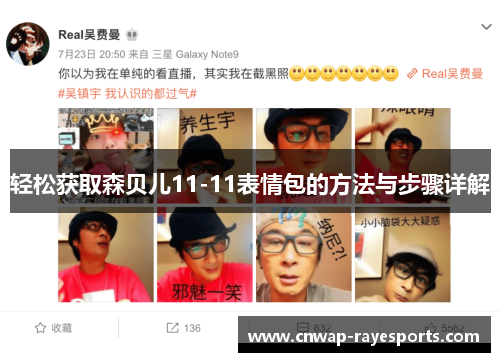 轻松获取森贝儿11-11表情包的方法与步骤详解